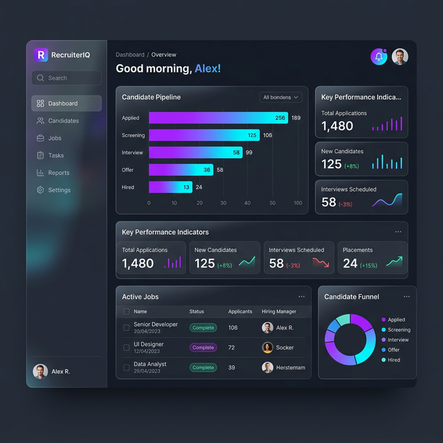 RecruiterIQ Dashboard